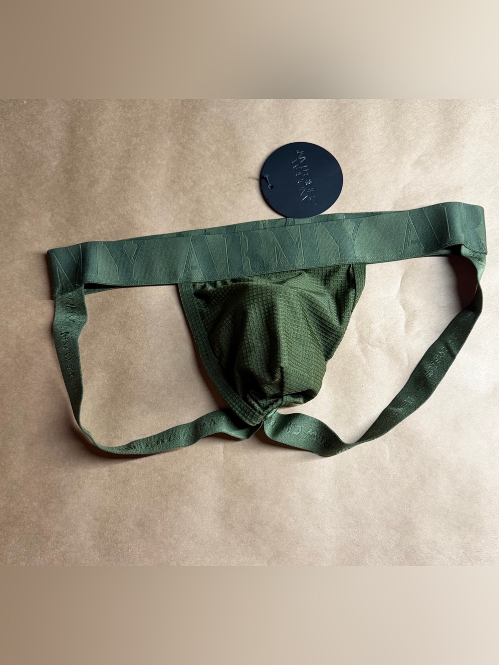 Andrew Christian Army Capsule Jockstrap Green XL